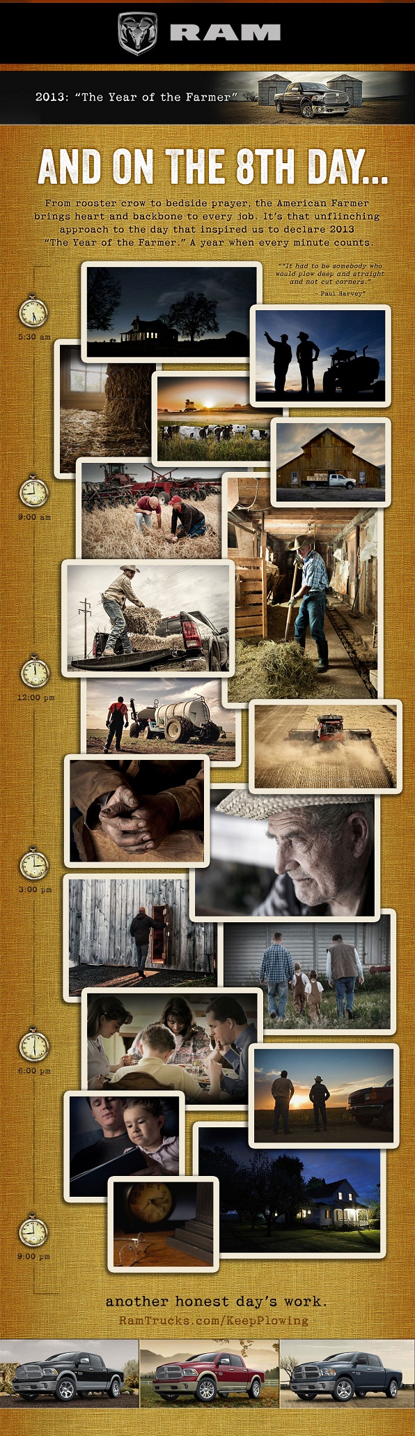 Ram Trucks Infographic | And on the 8th Day…