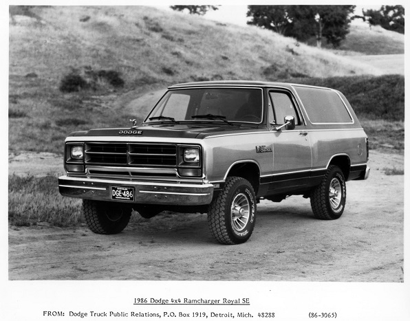 1986 Dodge 4x4 Ramcharger Royal SE