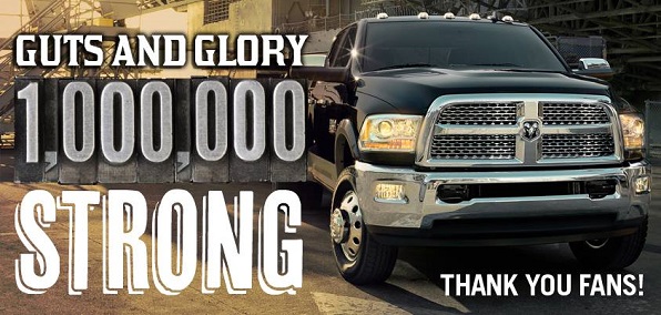 Ram Trucks 1 Million Facebook Fans Milestone