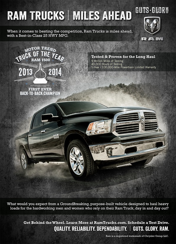 Ram Trucks Miles Ahead Infographic